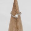 Anillo deplata con perla natural